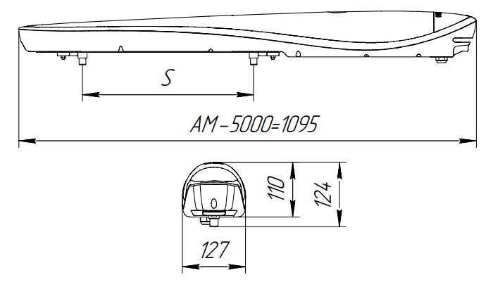 Комплект автоматики (привод линейный) для распашных ворот ALUTECH АМ-5000KIT
